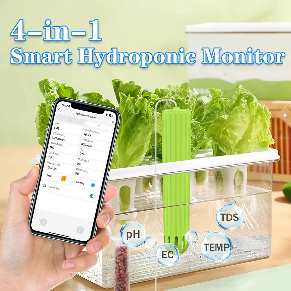 ชุดเซ็นเซอร์ไวไฟ 4-in-1 สำหรับ - Urban Farming Indoor บทวิจารณ์และราคา