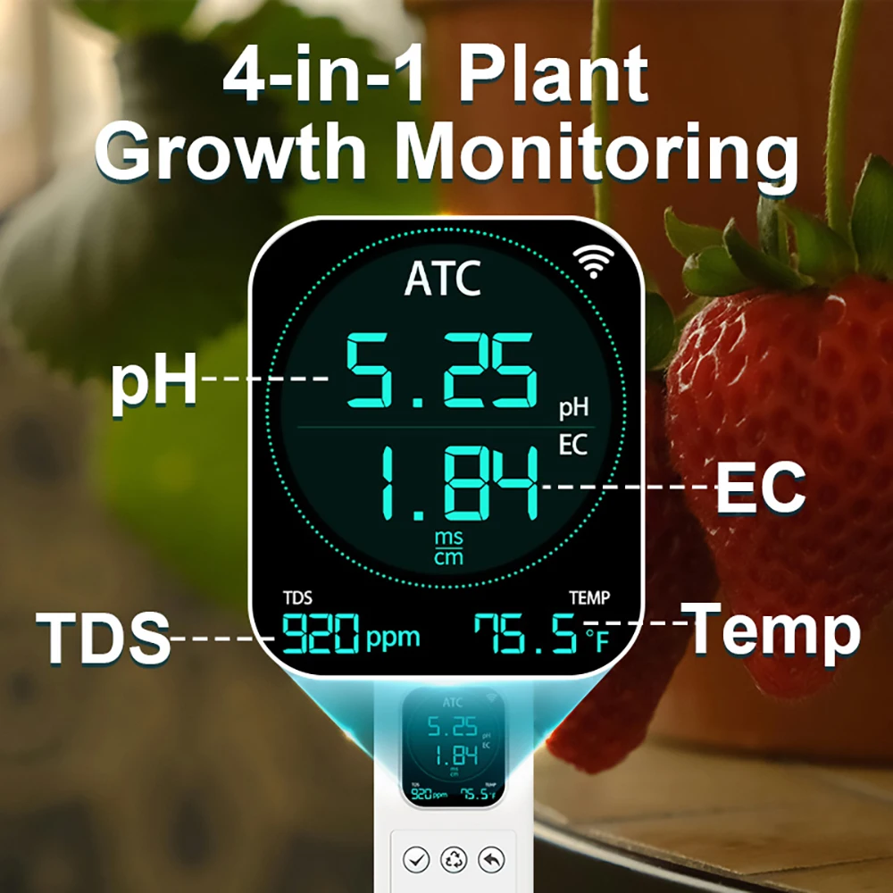 ชุดเซ็นเซอร์ไวไฟ 4-in-1 สำหรับ - Urban Farming Indoor บทวิจารณ์และราคา